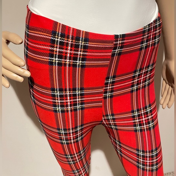 Fashion Nova plaid leggings Size Small - Picture 2 of 2